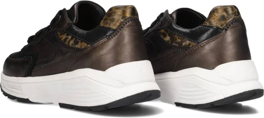 Xsensible Lage Sneakers Bruin Leer Brown Dames