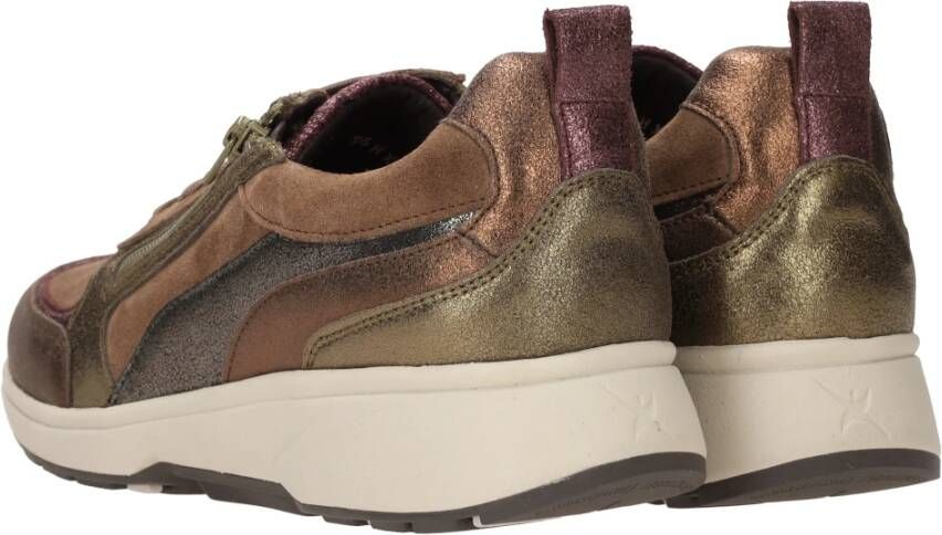 Xsensible Metallic Sneakers voor Dames Brown Dames