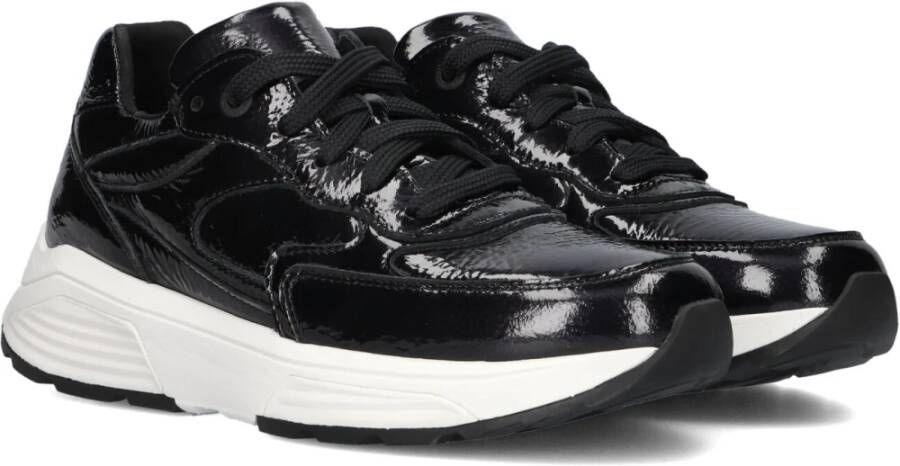 Xsensible Zwarte Glossy G Sneakers Black Dames