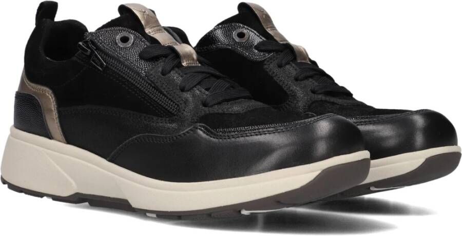 Xsensible Zwarte Suède Sneakers Combi G Black Dames