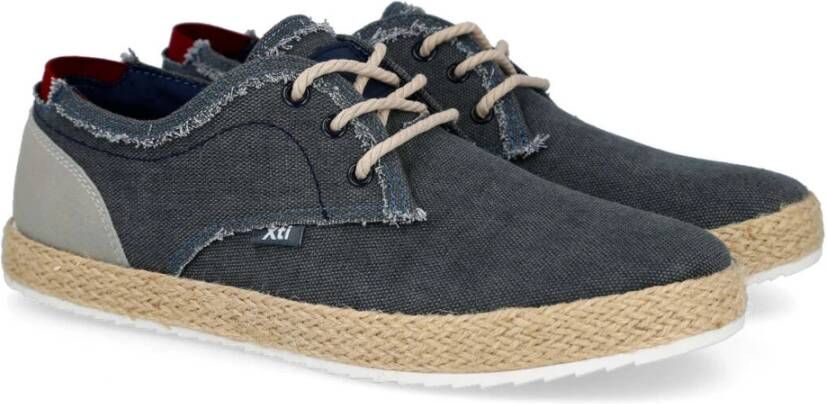 XTI Canvas Shoes Blue Heren