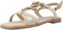 XTI Stijlvolle Platte Sandalen voor Vrouwen Beige Dames - Thumbnail 3