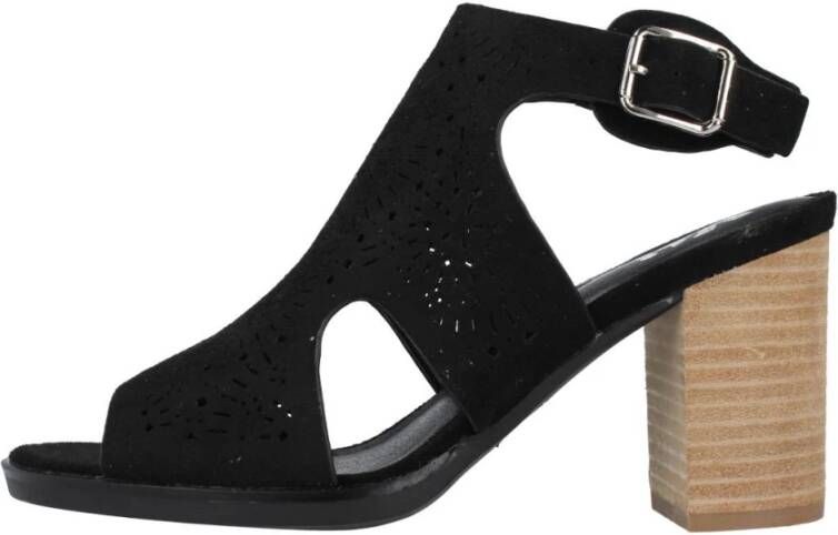 XTI High Heel Sandals Black Dames