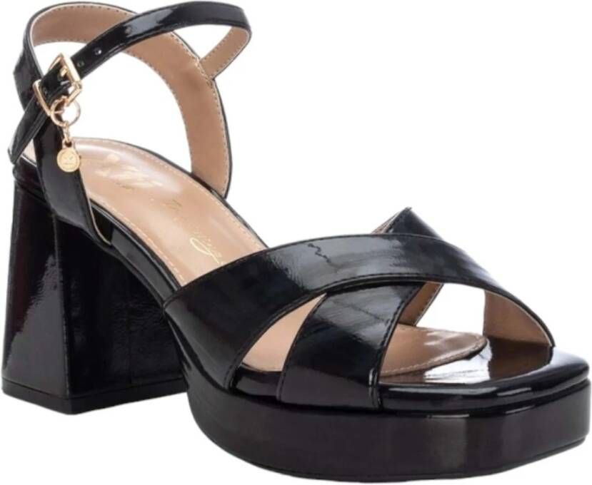 XTI Hoge hak sandalen Black Dames