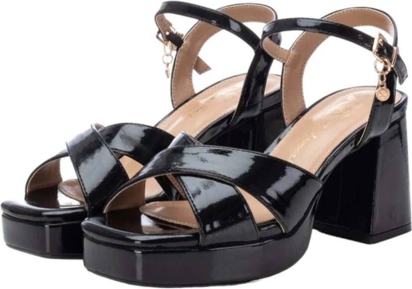 XTI Hoge hak sandalen Black Dames