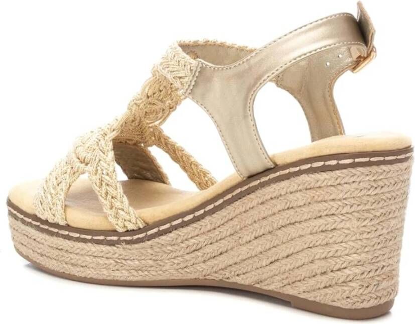 XTI Plateau Sandalen Beige Dames