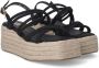 XTI Plateau Sandalen Black Dames - Thumbnail 3