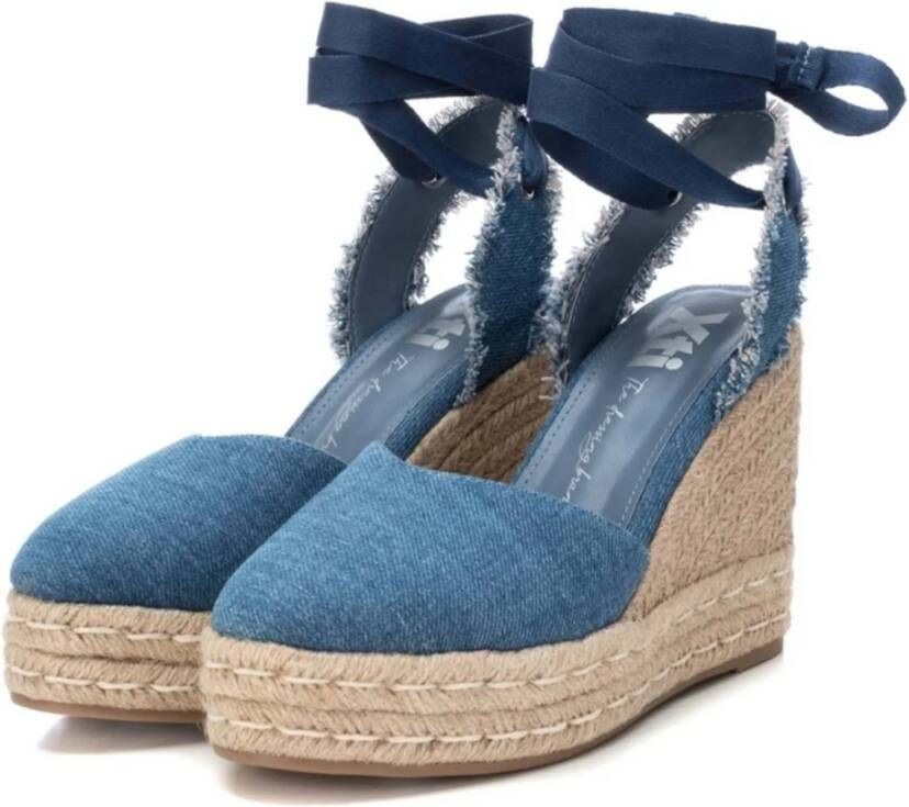 XTI Plateausandalen Blue Dames