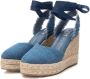 XTI Plateausandalen Blue Dames - Thumbnail 4