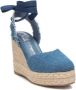 XTI Plateausandalen Blue Dames - Thumbnail 6