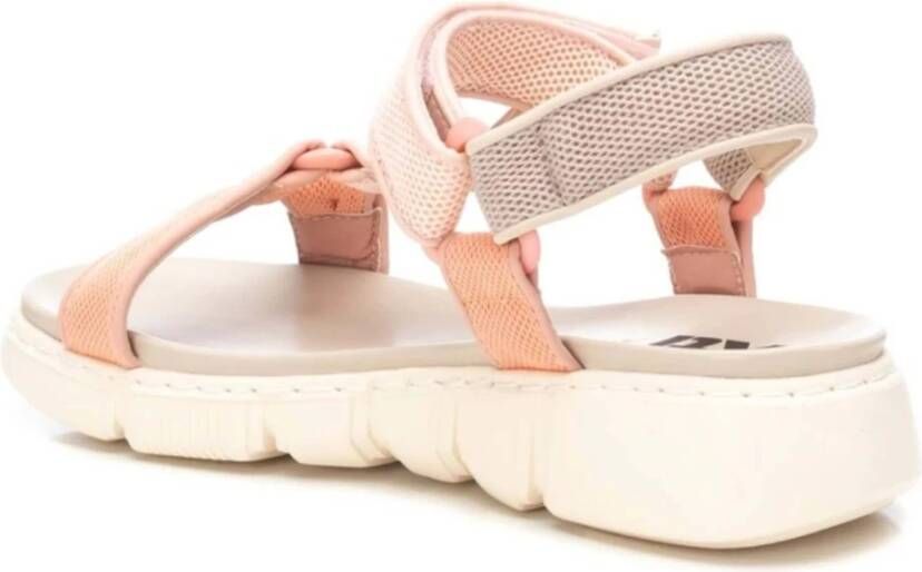 XTI Platte Sandalen Beige Dames