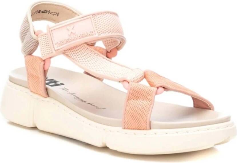 XTI Platte Sandalen Beige Dames