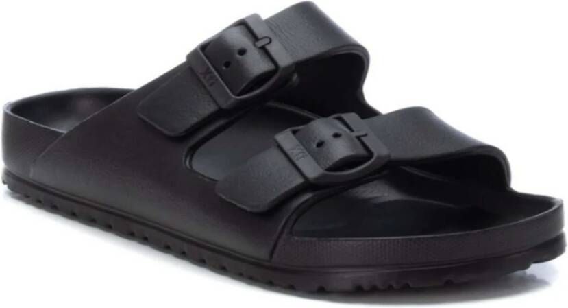 XTI Platte Sandalen Black Heren