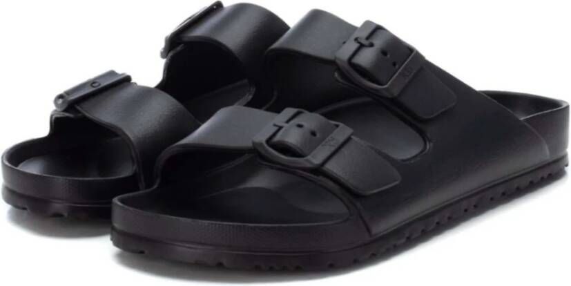 XTI Platte Sandalen Black Heren