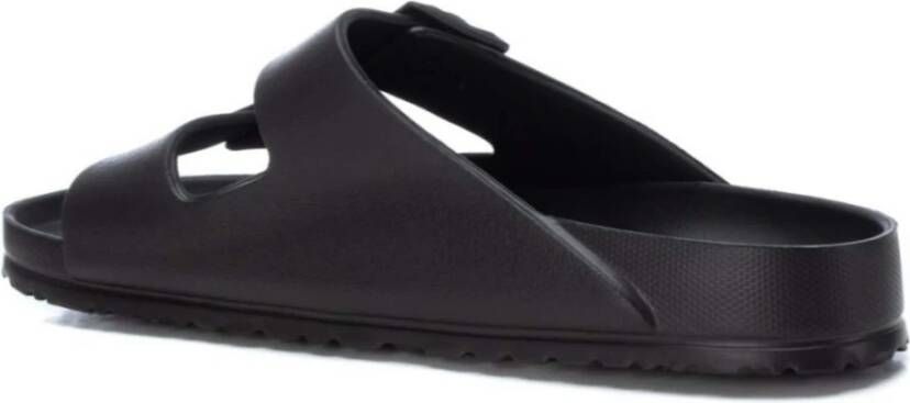 XTI Platte Sandalen Black Heren