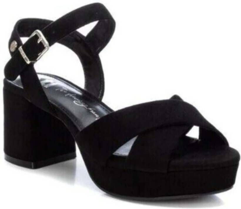 XTI Sandalen met hak Black Dames