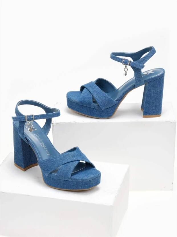 XTI Sandalen met hak Blue Dames