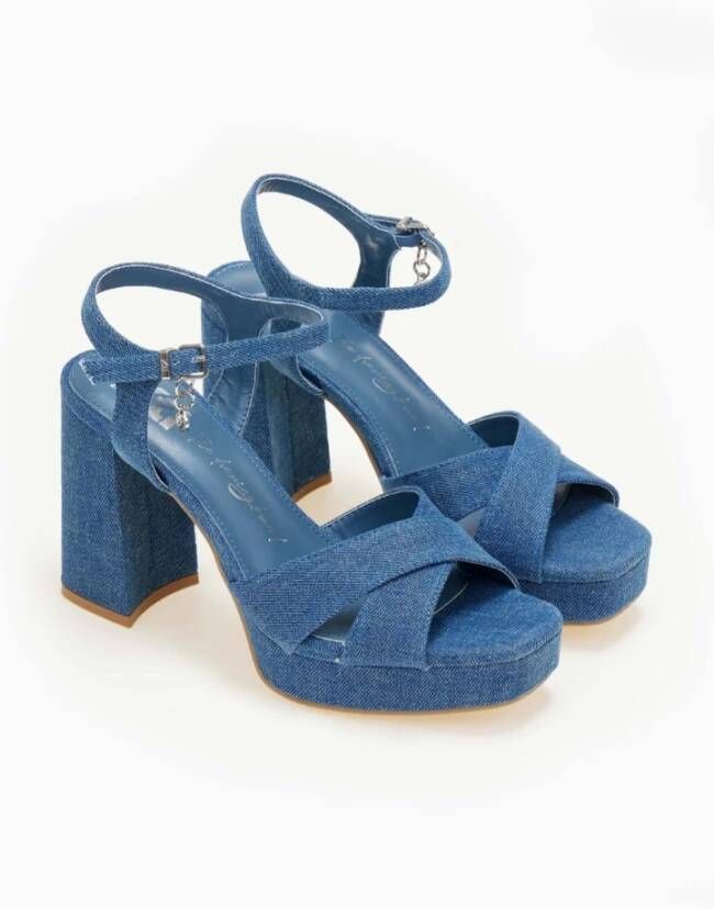 XTI Sandalen met hak Blue Dames