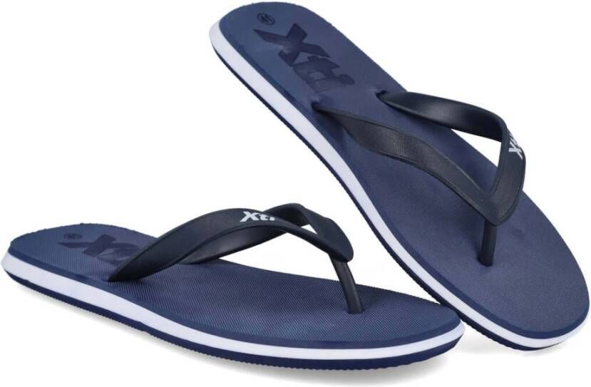 XTI Slippers Blue Heren