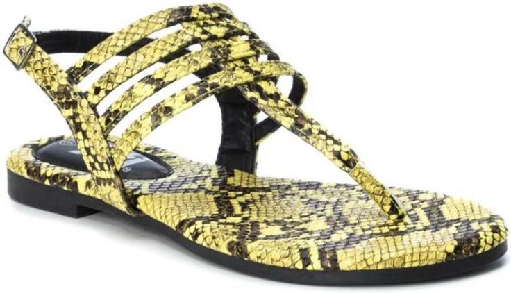 XTI Women's Flip Flops Geel Dames