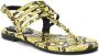 XTI Dames Flip Flops van Synthetisch Leer Yellow Dames - Thumbnail 13