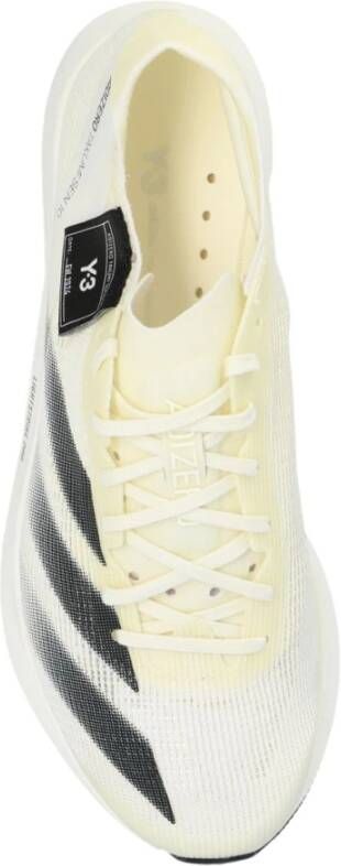 Y-3 Laag-top Ivoor Mesh Sneakers Beige Dames