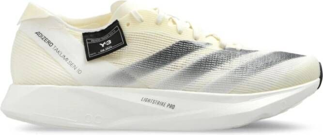 Y-3 Laag-top Ivoor Mesh Sneakers Beige Dames