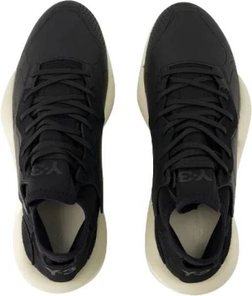 Y-3 Leather sneakers Black Dames