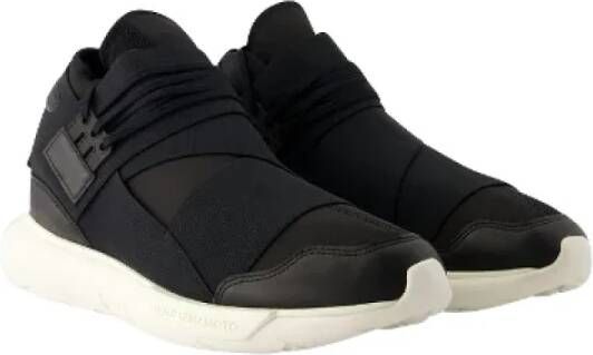 Y-3 Leather sneakers Black Dames