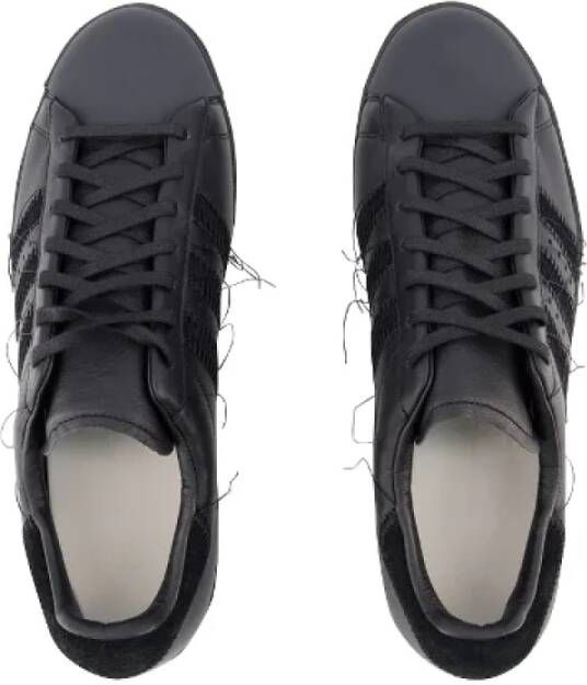 Y-3 Leather sneakers Black Heren