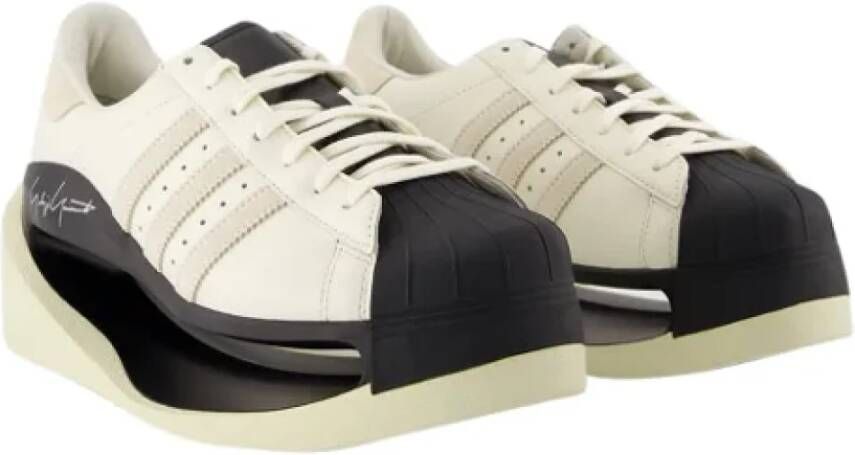 Y-3 Leather sneakers White Dames