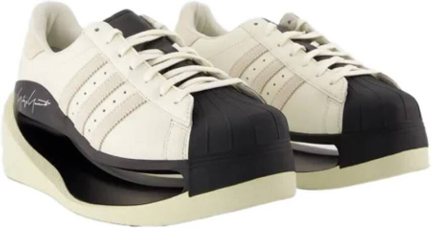 Y-3 Leather sneakers White Dames