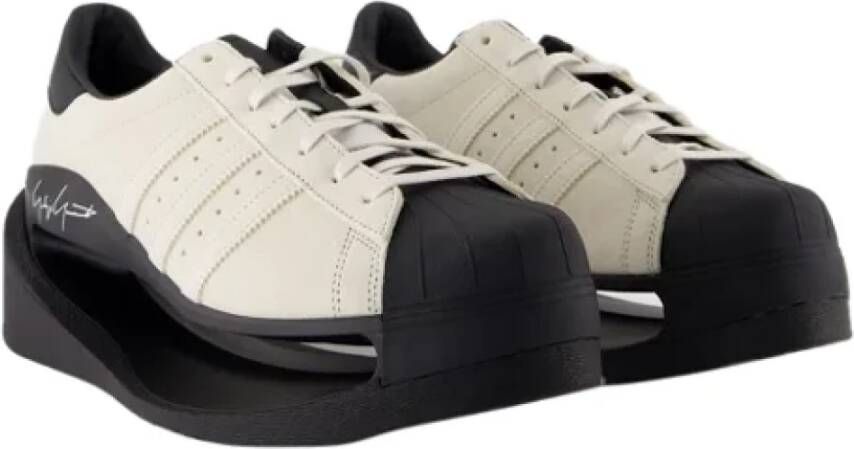 Y-3 Leather sneakers White Dames