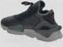 Y-3 Leren Kaiwa Sneaker Black Heren - Thumbnail 3