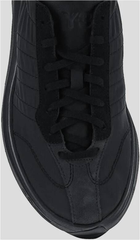 Y-3 Leren sneaker met Subaya-stijl Black Heren