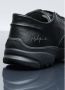 Y-3 Leren sneaker met trackzool Black Heren - Thumbnail 3