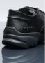 Y-3 Leren sneaker met trackzool Black - Thumbnail 3