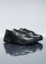 Y-3 Leren sneaker met trackzool Black - Thumbnail 4