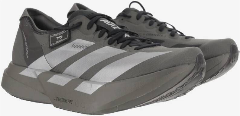 Y-3 Mesh Sneakers met Lightstrike Pro Zool Gray Heren