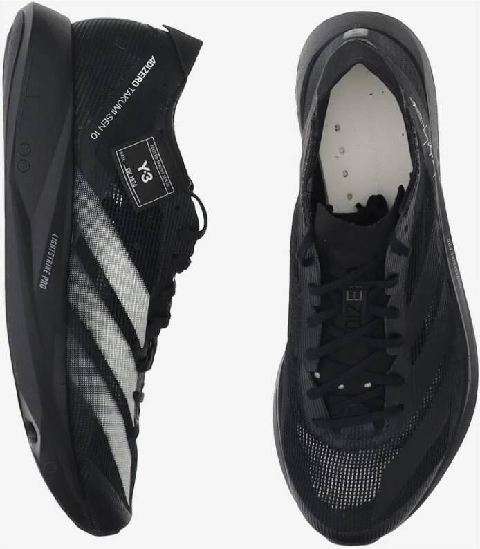 Y-3 Mesh Sneakers met Logo Details Black Dames