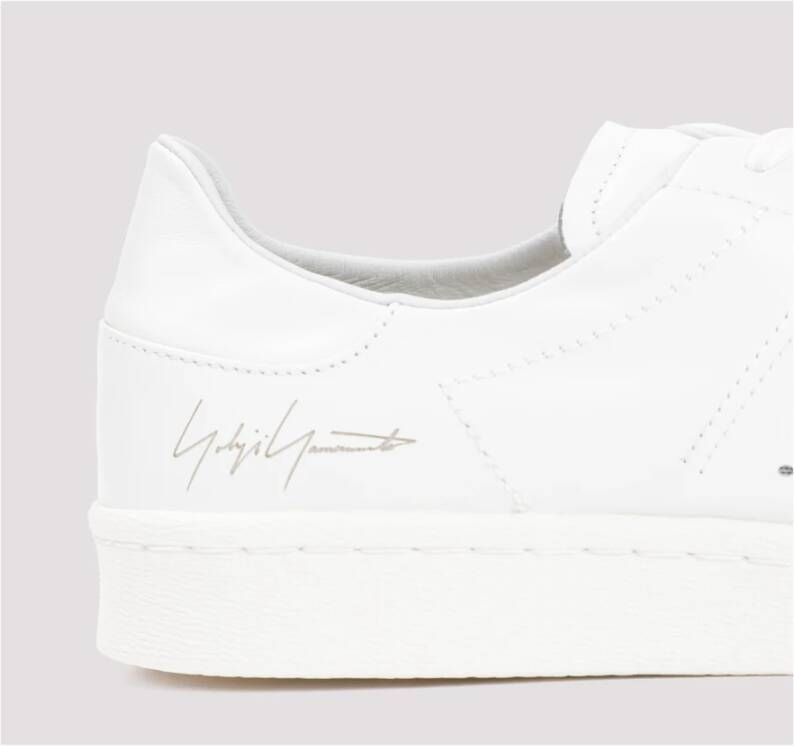 Y-3 Off White Leren Superstar Sneakers White Heren