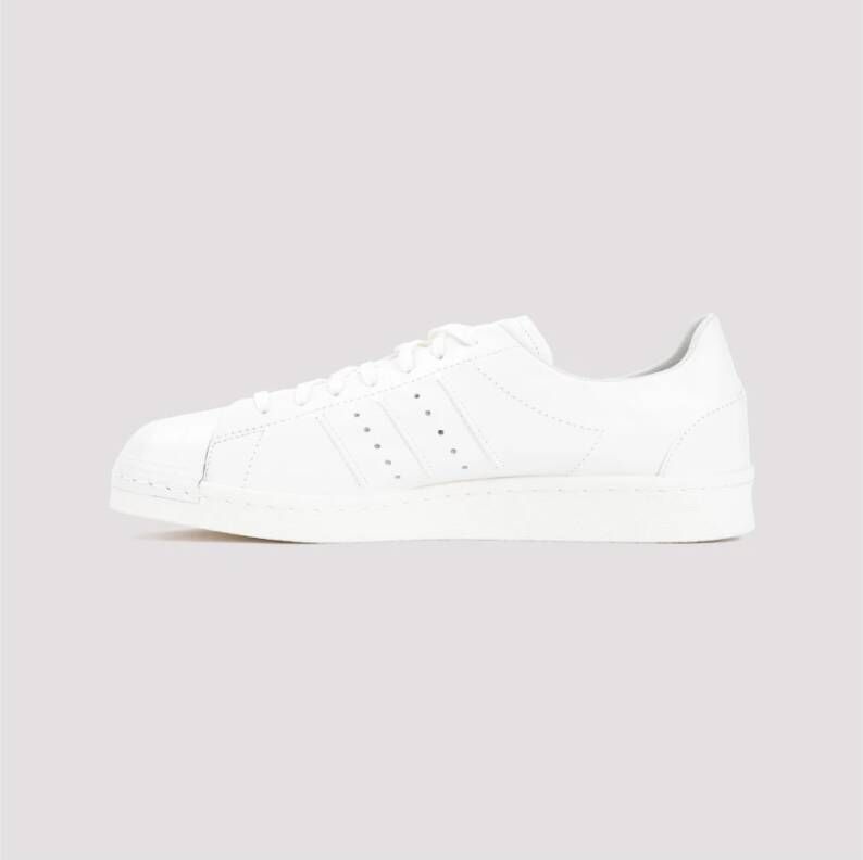 Y-3 Off White Leren Superstar Sneakers White Heren