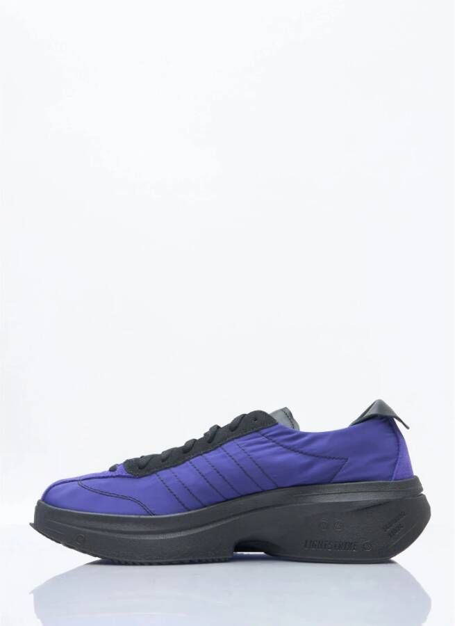 Y-3 Sneakers in schelpweefsel met leren panelen Purple Heren