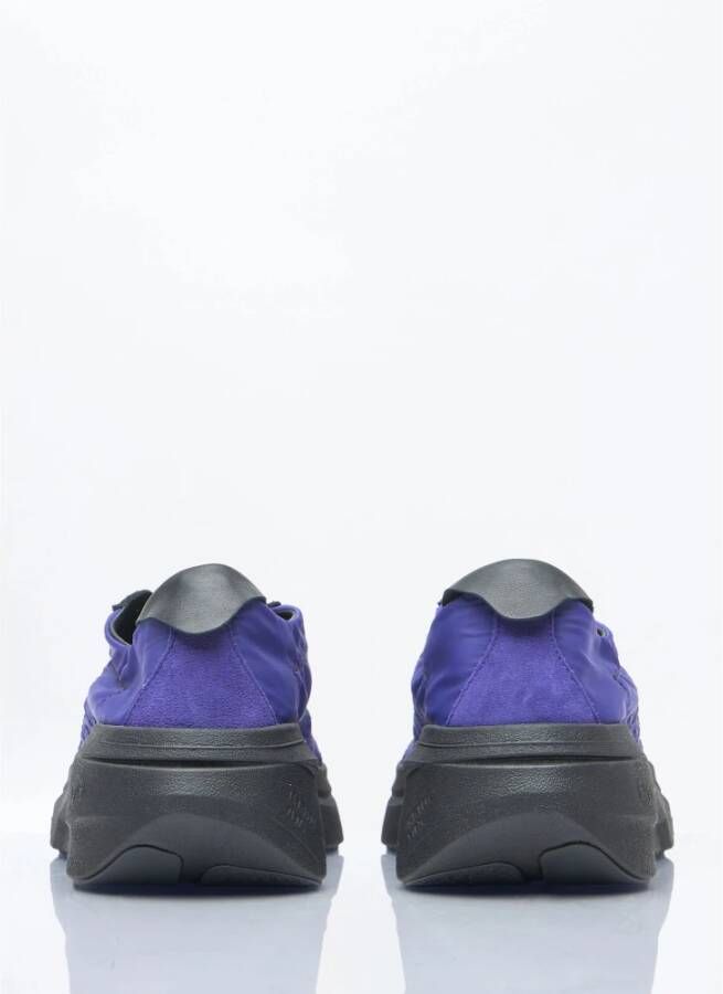 Y-3 Sneakers in schelpweefsel met leren panelen Purple Heren