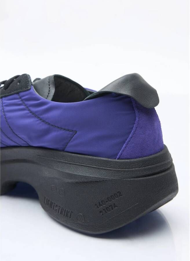 Y-3 Sneakers in schelpweefsel met leren panelen Purple Heren