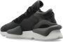 Y-3 Zwarte stof en leren sneakers Black - Thumbnail 6