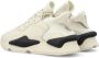 Y-3 Lage Sneakers van Glad Leer en Neopreen White - Thumbnail 10