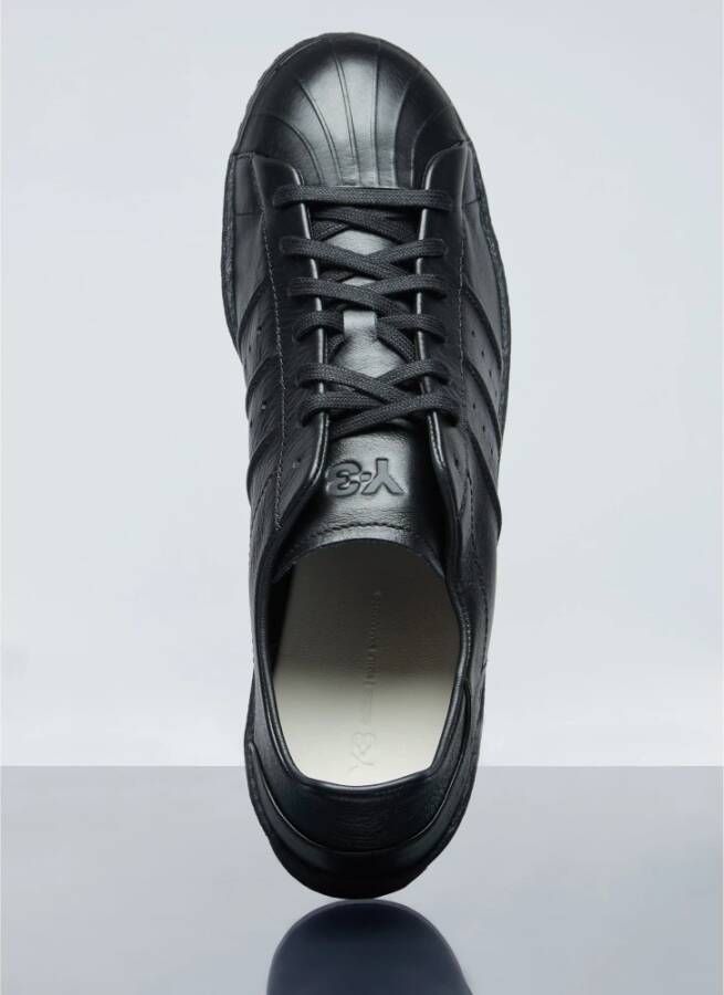 Y-3 Superstar Leren Sneaker Black Heren