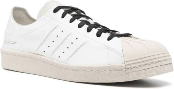 Y-3 Superstar Rubberen Neus Veterschoenen White Dames