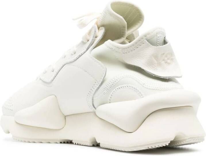 Y-3 Witte 3D-Detail Veterschoenen White Heren